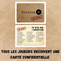 🎭 L’Imposteur – Jeu de bluff, de mots et de malice