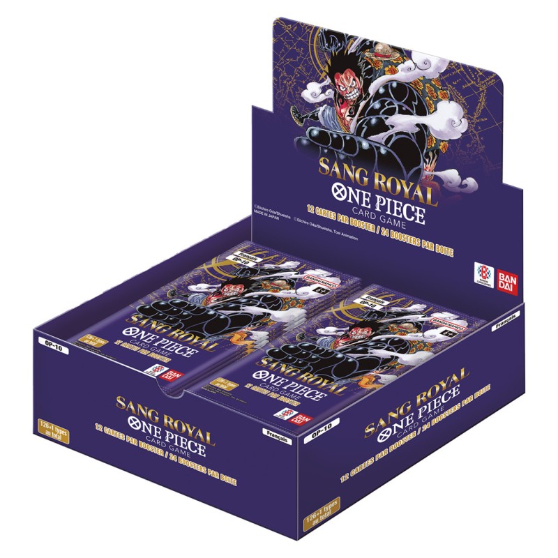 🏴☠️ One Piece JCC – OP10 Sang Royal – display de 24 Boosters Pack