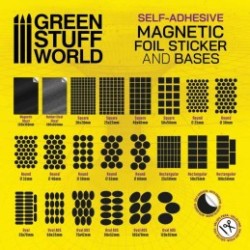 Green stuff world : Magnetic Precut Sizes Adhesive round...