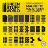 Green stuff world : Magnetic Precut Sizes Adhesive round 50 mm