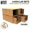 GSW : Ensemble modulaire 2x tiroirs MDF