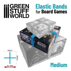 Bandes Élastiques pour jeux de société 300mm - Pack x4