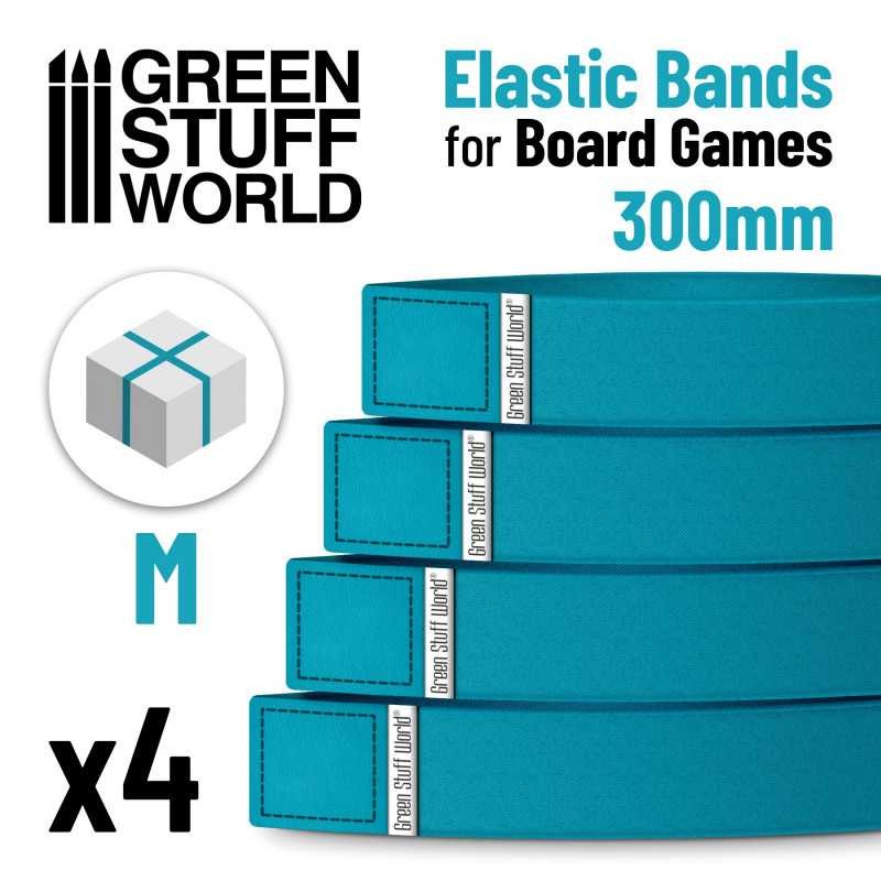 Bandes Élastiques pour jeux de société 300mm - Pack x4