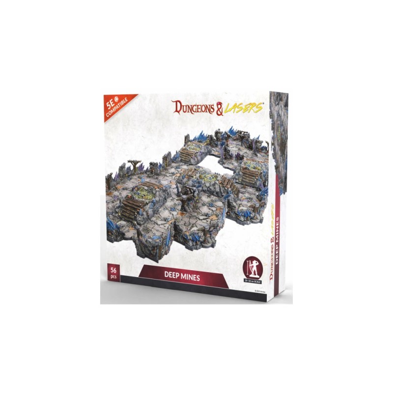 copy of Dungeon & Lasers - Décors - Dwarven Mine Prépeint