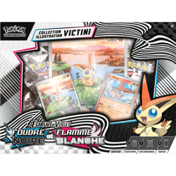 🔥 Coffret Collection Illustration – Victini (Foudre Noire & Flamme Blanche)