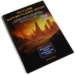 📖 A4 Sci-fi/Post-apo RPG Book – Future Adventures