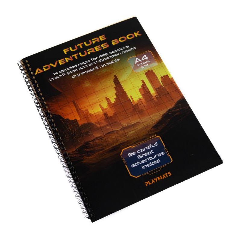 📖 A4 Sci-fi/Post-apo RPG Book – Future Adventures