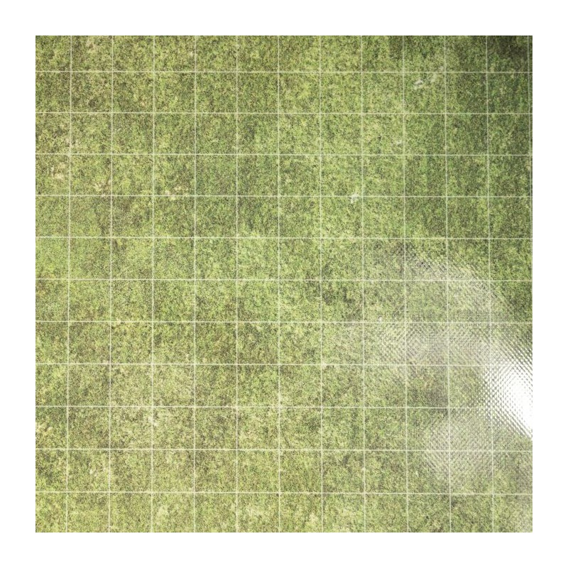 🌿 Grass – Dry-Erase Mat (50x50 cm, Grille carrée)