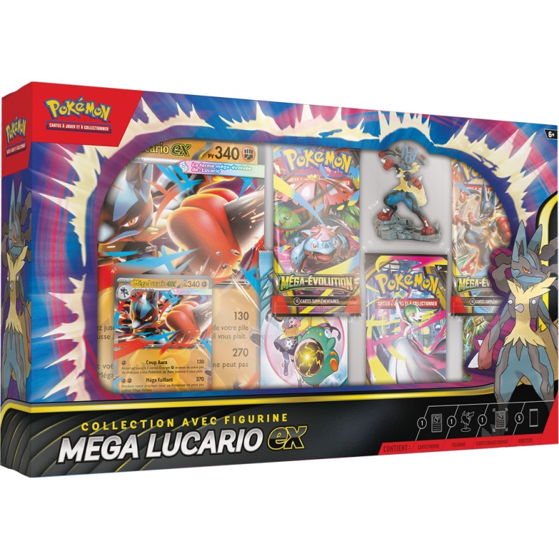 Pokémon : Coffret Premium Figurine Pokémon Méga-Lucario
