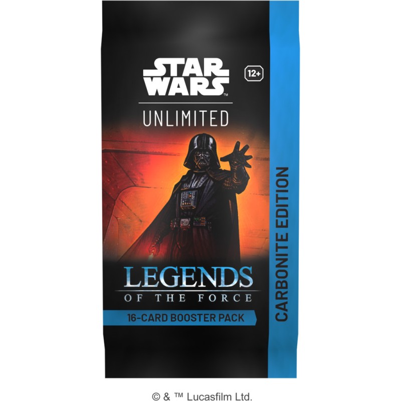 Star Wars Unlimited : Legends of the Force – Booster Carbonite Edition