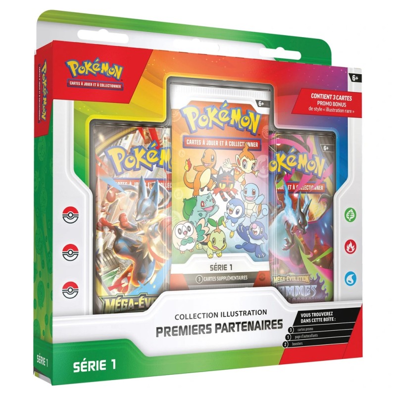 Pokémon – Coffret Collection Illustration : Premiers Partenaires Série 1