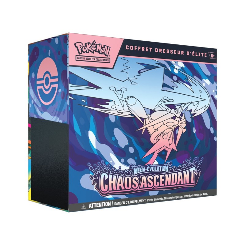 JCC Pokémon : Coffret Dresseur d’Élite – Méga-Évolution : Chaos Ascendant