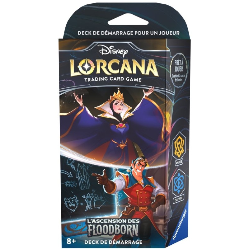 Lorcana - Deck de Démarrage - Reine Grimhilde et Gaston L'Ascension des Floodborn - Chapitre 2