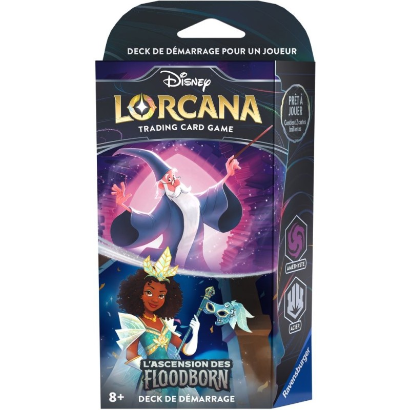 Lorcana - Deck de Démarrage - Merlin et Tiana L'Ascension des Floodborn - Chapitre 2