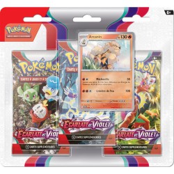 Pokémon EV01: Pack 3 boosters Ecarlate et Violet
