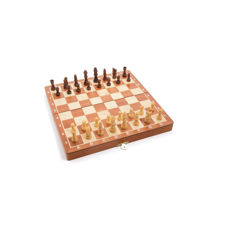 SMIR - Coffret Echec Hêtre Marquetterie