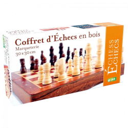 SMIR - Coffret Echec  Hêtre Marquetterie