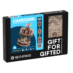 Carrousel Maquette 3D Mobile En Bois