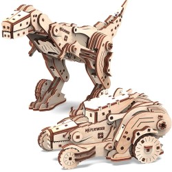 Dinocar Modèle 3D Mobile En Bois