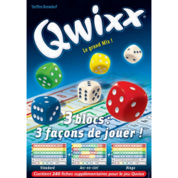 Qwixx - Recharge Bloc De Score (3X80 Fiches)