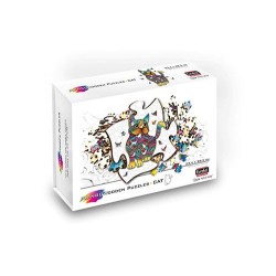 Rainbow Wooden Puzzle Chat 99 Pcs