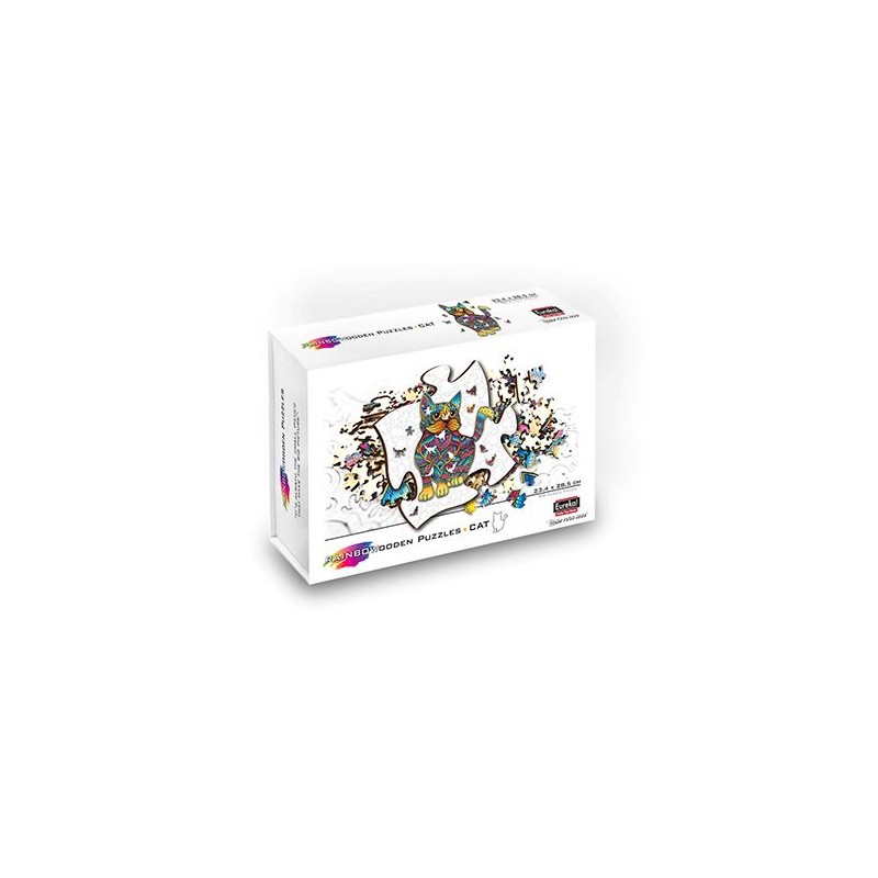 Rainbow Wooden Puzzle Chat 99 Pcs