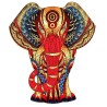 Rainbow Wooden Puzzle Elephant 120 Pcs