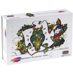 Rainbow Wooden Puzzle Hibou 137 Pcs