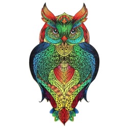 Rainbow Wooden Puzzle Hibou 137 Pcs