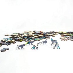 Rainbow Wooden Puzzle Loup 180 Pcs