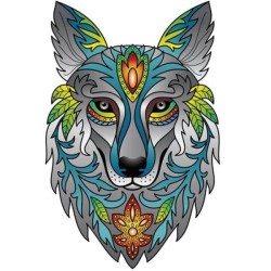 Rainbow Wooden Puzzle Loup 180 Pcs