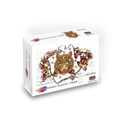 Rainbow Wooden Puzzle Tigre 139 Pcs