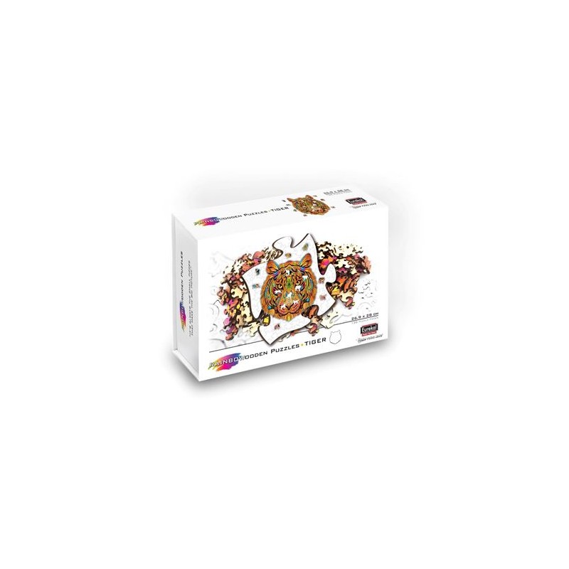 Rainbow Wooden Puzzle Tigre 139 Pcs