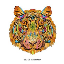 Rainbow Wooden Puzzle Tigre 139 Pcs
