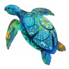 Rainbow Wooden Puzzle Tortue 125 Pcs