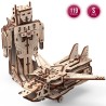 Robot-Avion Modèle 3D Mobile En Bois