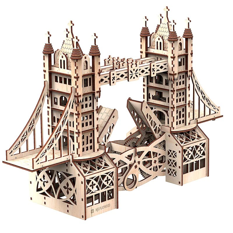 Tower Bridge Maquette 3D Mobile En Bois