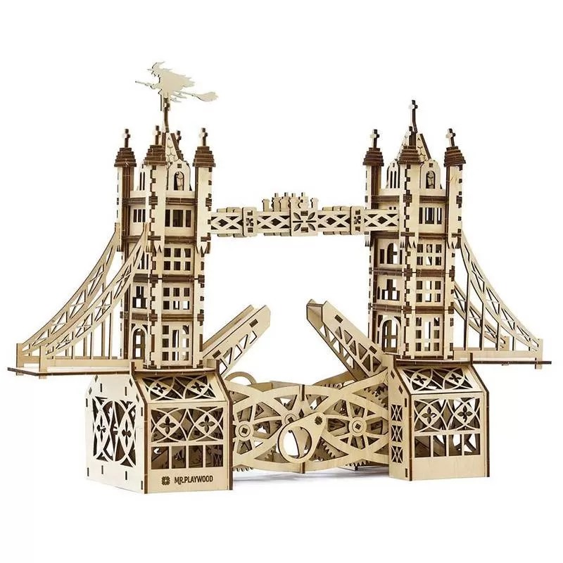 Tower Bridge Petite Maquette 3D Mobile En Bois
