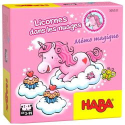 Licornes dans les nuages – Mémo magique