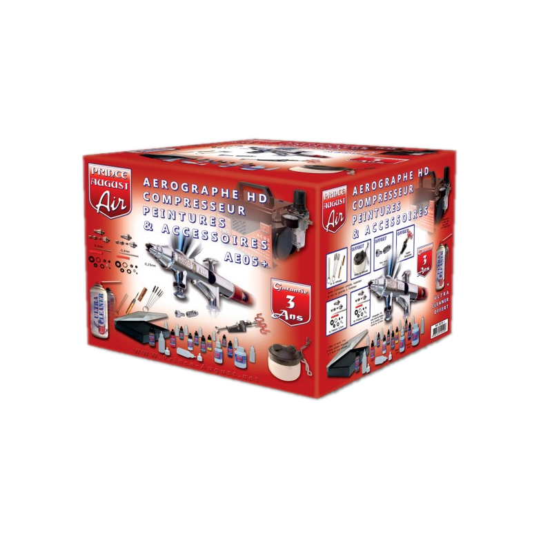 Aérographes A112 + AC01 + Accessoires
