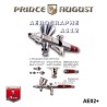 Ensemble Aérographe HD et Compresseur + Ultra Cleaner Prince August A02+