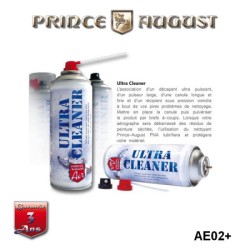 Ensemble Aérographe HD et Compresseur + Ultra Cleaner Prince August A02+