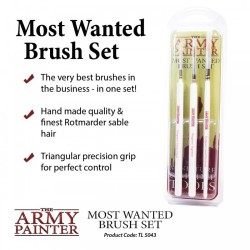 Army Painter : Pinceaux Most Wanted Brush Set