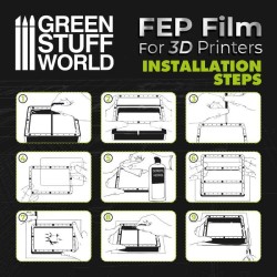 Green stuff world : film fep imprimante resine 300x210mm
