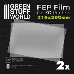 Green stuff world : film fep imprimante resine 300x210mm