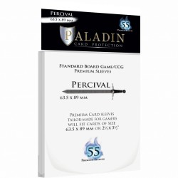 Sleeves Paladin - Percival Board game/ CCG - 63.5 x 89 mm...
