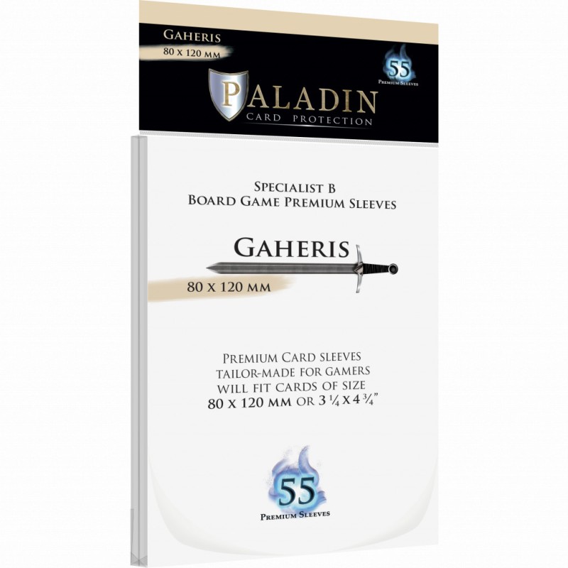 Sleeves Paladin - Gaheris Specialist B - 80 x 120 mm - 55p