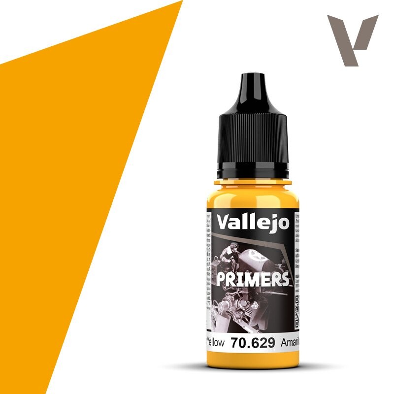 VALLEJO PRIMERS 70629 APPRET ACRYLIQUE JAUNE SOLEIL 18ML