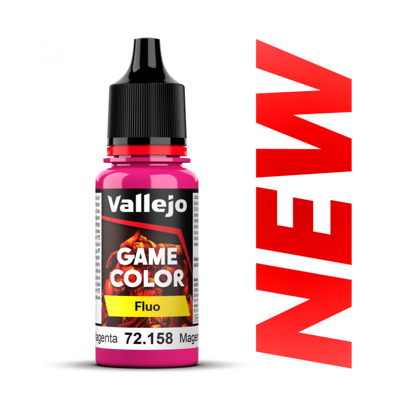 Vallejo : Game Color Fluo - Fluorescent Magenta 72.158