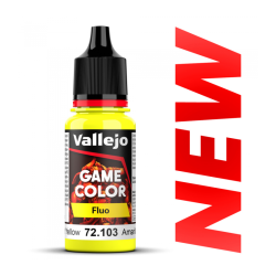 Vallejo : Game Color Fluo - Yellow 72.103